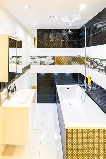 BLU Salony Łazienek Siedlce: płytki łazienkowe, projekty łazienek